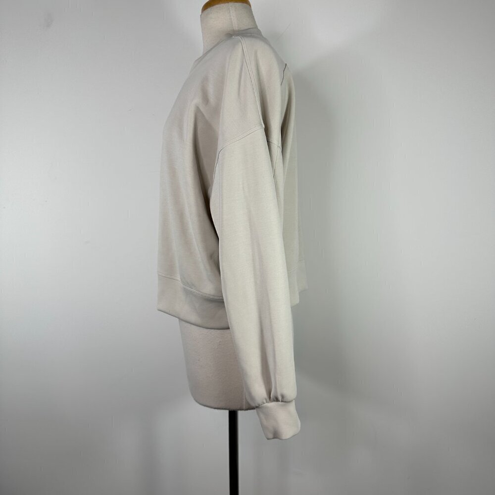Lululemon Perfectly Oversized Crop Crew Chrome 8 RARE - Picture 7 of 11